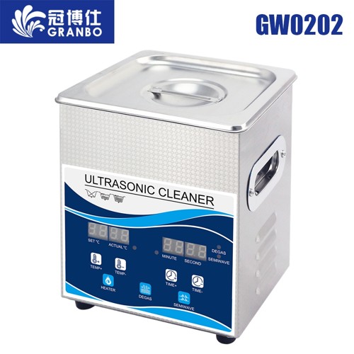 冠博仕GW0202變波脫氣超聲波清洗機2L容量120W功率