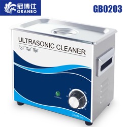 冠博仕GB0203機(jī)械不加熱超聲波清洗機(jī)3.2L容量120W功率