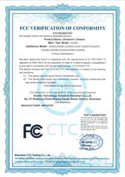 出口FCC認證-深圳市冠博科技實業(yè)有限公司