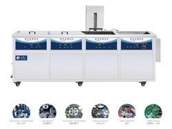 工業(yè)四槽帶升降功能超聲波清洗設備