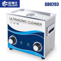 冠博仕GD0203機(jī)械帶加熱超聲波清洗機(jī)3.2L容量120W功率