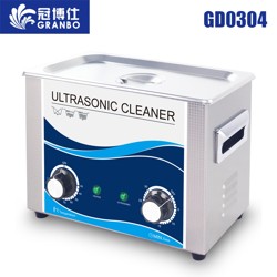 冠博仕GD0304機(jī)械帶加熱超聲波清洗機(jī)4.5L容量180W功率