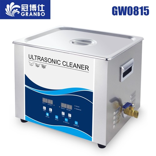 冠博仕GW0815變波脫氣超聲波清洗機15L容量480W功率